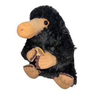 Noble Collection‎ Fantastic Beasts Niffler Plush Black Gold Coin Wizarding World